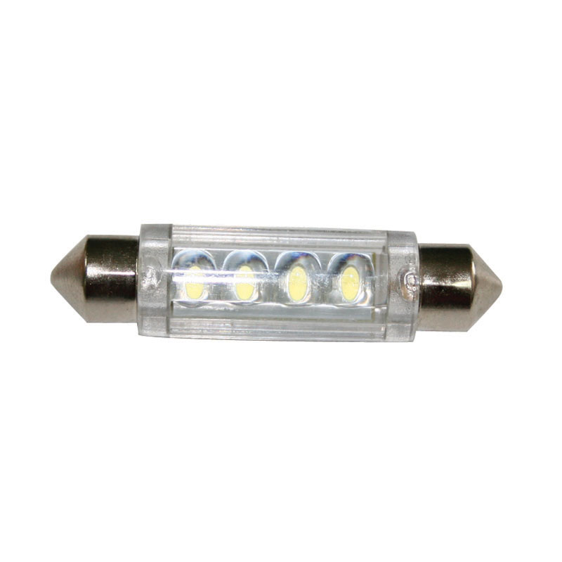 Glühbirne 12V, LED, T11 41mm, klar - 4 LEDs image