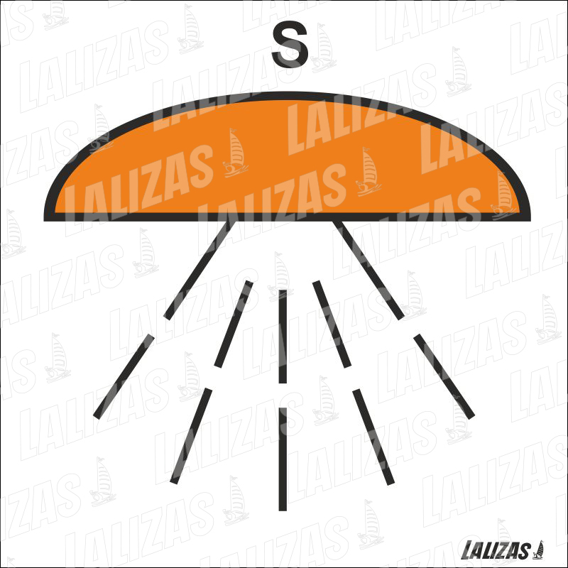 Space Protected By Sprinklr System, Fire Control Symbol ISO 17631 image