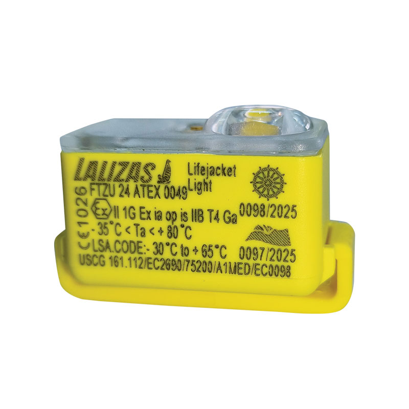 LALIZAS Rettungsweste LED Blinklicht "Safelite IV"EIN-AUS wasseraktiviert,USCG-SOLAS/MED-MER-ATEX-IE image